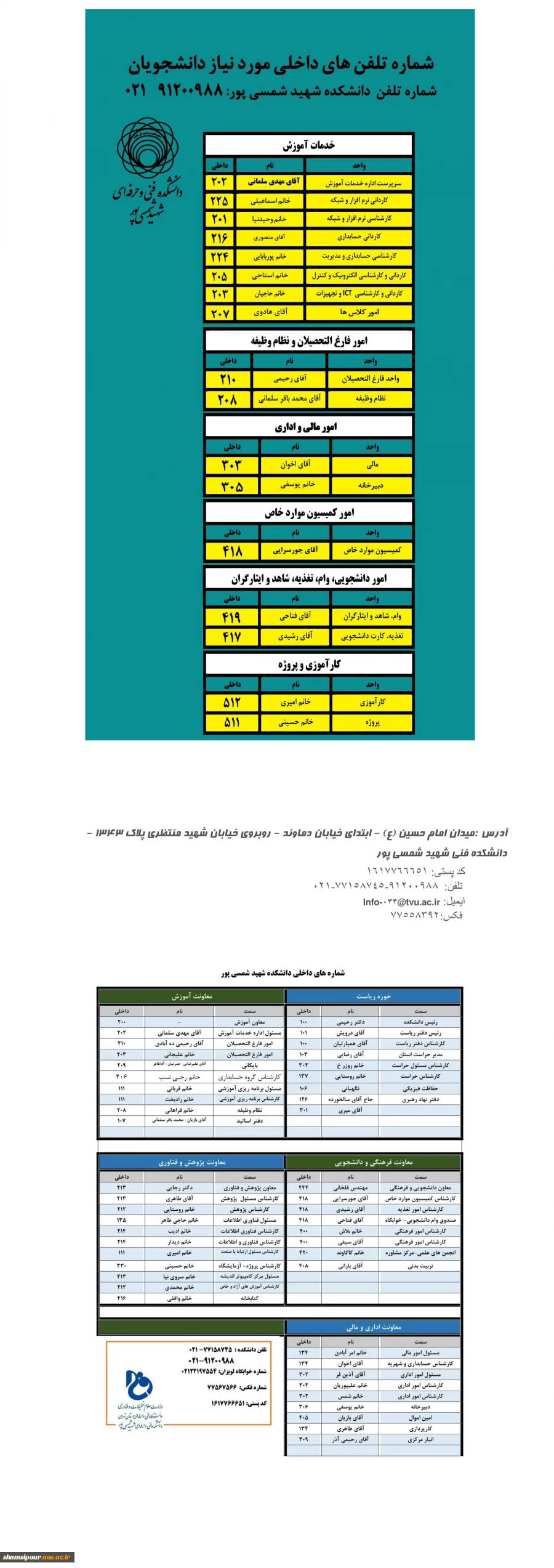 تماس با ما