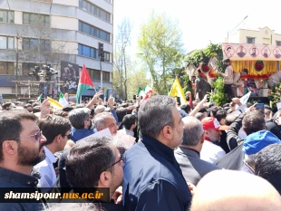 حضور پر شور دانشگاهیان دانشگاه فنی و حرفه‌ای در راهپیمایی روز جهانی قدس 6