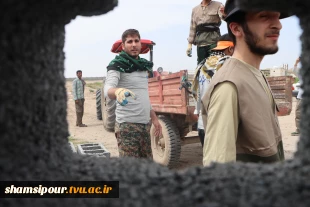 حضور دانشجویان جهادگر بسیجی دانشکده فنی شهید شمسی پور در اردوی جهادی منطقه دلگان سیستان و بلوچستان  به روایت تصویر 3