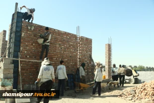 حضور دانشجویان جهادگر بسیجی دانشکده فنی شهید شمسی پور در اردوی جهادی منطقه دلگان سیستان و بلوچستان  به روایت تصویر 7