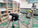 برگزاری مراسم غبار روبی نماز خانه دانشکده شهید شمسی پور به مناسبت ماه مبارک رمضان 2