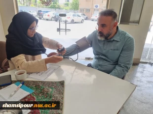 برگزاری تست غربالگری فشارخون و دیابت به مناسبت هفته سلامت در دانشکده شهید شمسی‌پور 4