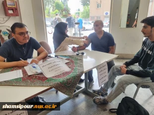 برگزاری تست غربالگری فشارخون و دیابت به مناسبت هفته سلامت در دانشکده شهید شمسی‌پور 8