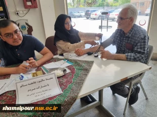 برگزاری تست غربالگری فشارخون و دیابت به مناسبت هفته سلامت در دانشکده شهید شمسی‌پور 10