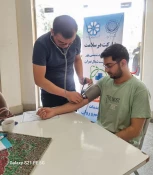 برگزاری تست غربالگری فشارخون و دیابت به مناسبت هفته سلامت در دانشکده شهید شمسی‌پور 13