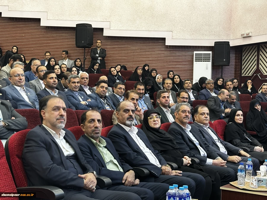 آغاز به کار اجلاس رؤسای دانشکده‌ها و آموزشکده‌های دانشگاه ملی مهارت سراسر کشور و آیین تجلیل از سرآمدان آموزشی دانشگاه با حضور مقامات دولتی و مسئولین دانشگاهی، در دانشکده شریعتی تهران 4