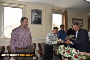 برگزاری مراسم بزرگداشت روز معلم  و تجلیل از اساتید و اعضای هیأت علمی دانشکده شهید شمسی‌پور با حضور ریاست محترم دانشگاه ملی مهارت  10