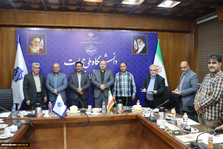 به مناسبت هفته سراهای دانشجویی؛
با حضور معاون فرهنگی و دانشجویی دانشگاه ملی مهارت نشست قدردانی و هم اندیشی سرپرستان سراهای دانشجویی دانشگاه ملی مهارت استان تهران برگزار شد. 9