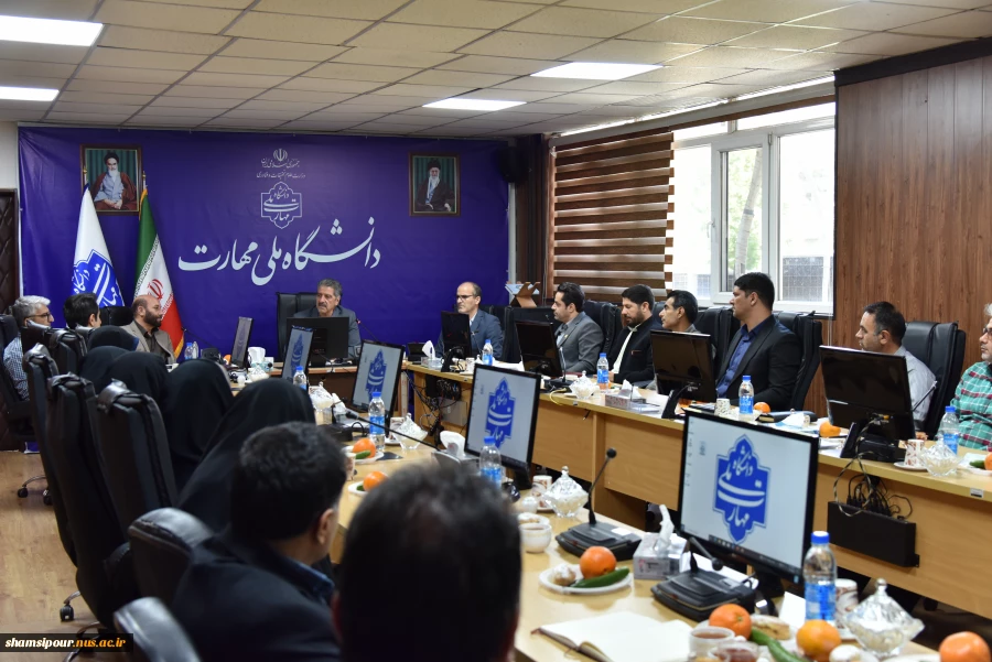 حضور دکتر زمانی در نشست هم‌اندیشی فرماندهان حوزه و پایگاه‌های مقاومت بسیج کارمندان دانشگاه ملی مهارت 3