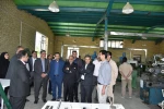 بازدید ریاست دانشگاه ملی مهارت، هیئت همراه و دکتر معظمی، عضو هیئت امنای دانشگاه از آموزشکده پسران گلپایگان 2