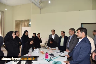 بازدید ریاست دانشگاه ملی مهارت و هیئت همراه از آموزشکده دختران خوانسار 7