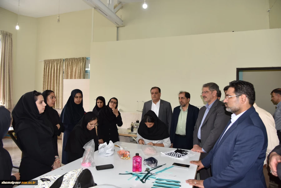 بازدید ریاست دانشگاه ملی مهارت و هیئت همراه از آموزشکده دختران خوانسار 7