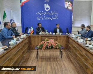 برگزاری جلسه مشترک میان دانشکده شهید شمسی‌پور و مسئولین پارک ملی هوافضا  4