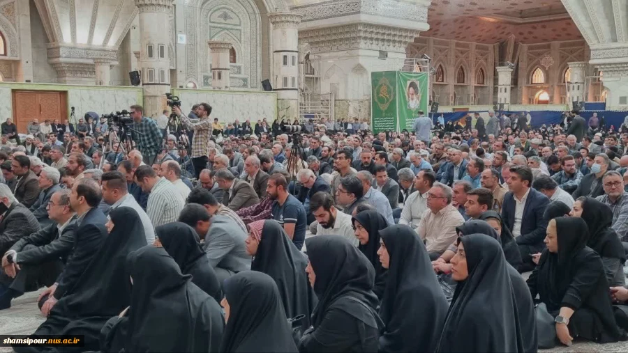 تجدید میثاق  دانشگاهیان دانشگاه ملی مهارت دانشکده شهسد شمسی پور با آرمان‌های امام راحل (ره) و تجدید عهد با مقام معظم رهبری (مد ظله العالی)  9