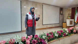 برگزاری کارگاه آموزشی ضمن خدمت توانمندسازی همکاران دانشکده شهید شمسی پور با عنوان "کمک‌های اولیه و CPR "با همکاری جمعیت هلال احمر منطقه هفت تهران  3
