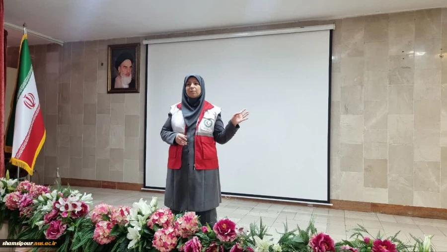 برگزاری کارگاه آموزشی ضمن خدمت توانمندسازی همکاران دانشکده شهید شمسی پور با عنوان "کمک‌های اولیه و CPR "با همکاری جمعیت هلال احمر منطقه هفت تهران  4