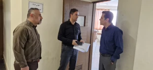 بازدید سرپرست دانشکده شهید شمسی پوراز روند برگزاری آزمون های پایان ترم نیمسال دوم سال تحصیلی 1404 8
