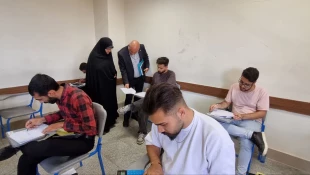 بازدید مسئولان نظارت و ارزیابی و تضمین کیفیت دانشگاه ملی مهارت از روند برگزاری امتحانی پایان ترم تحصیلی ۰۳۲ دانشکده شهید شمسی پور 7