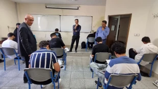 بازدید مسئولان نظارت و ارزیابی و تضمین کیفیت دانشگاه ملی مهارت از روند برگزاری امتحانی پایان ترم تحصیلی ۰۳۲ دانشکده شهید شمسی پور 11