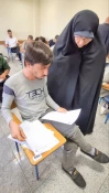 بازدید مسئولان نظارت و ارزیابی و تضمین کیفیت دانشگاه ملی مهارت از روند برگزاری امتحانی پایان ترم تحصیلی ۰۳۲ دانشکده شهید شمسی پور 16