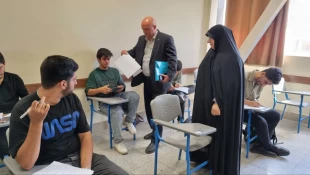 بازدید مسئولان نظارت و ارزیابی و تضمین کیفیت دانشگاه ملی مهارت از روند برگزاری امتحانی پایان ترم تحصیلی ۰۳۲ دانشکده شهید شمسی پور 19