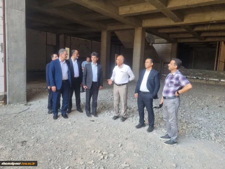 بازدید رئیس دانشگاه ملی مهارت از پروژه در حال ساخت آموزشکده دختران کاشان